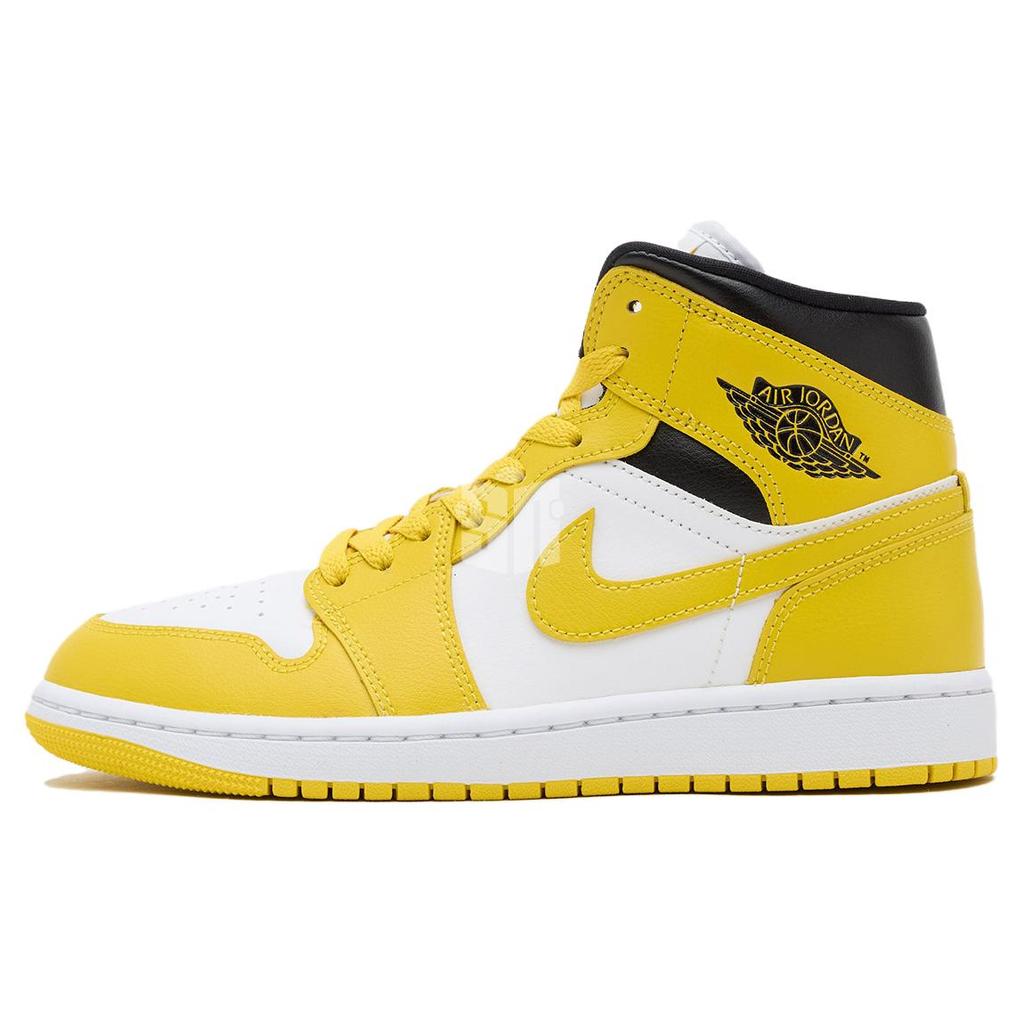 New Jordan 1 Mid Vivid Sulfur Women's BQ6472-170