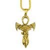 Stal nierdzewna Wisiorek z Okiem Horusa Naszyjnik Vintage Egipski Amulet Runa Biżuteria Męska Prezent Akcesorium Faraona