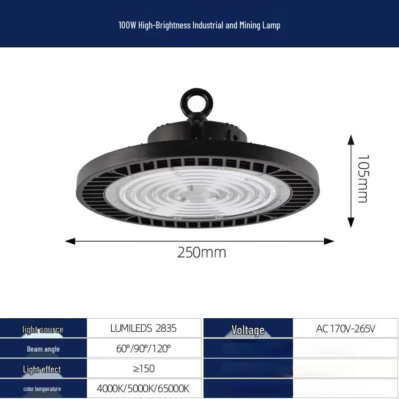 XuanYong 100W LED High Bay Light