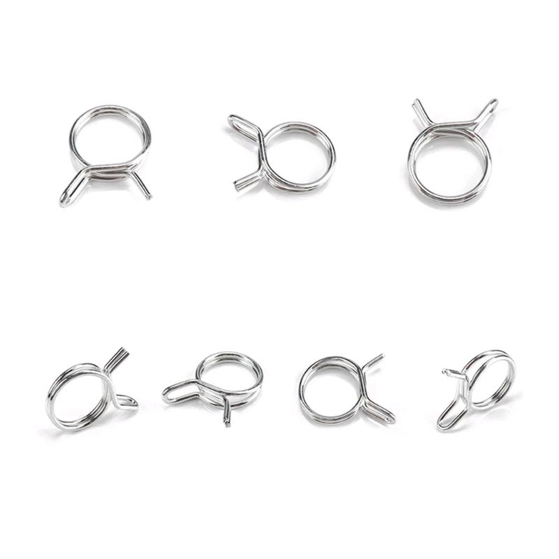 10pcs Auto Accessories Universal Car Fuel Line Spring Clips Car Hose Tubing Spring Clip Car 8mm 9mm 10mm 11mm 12mm Fixed Clamp