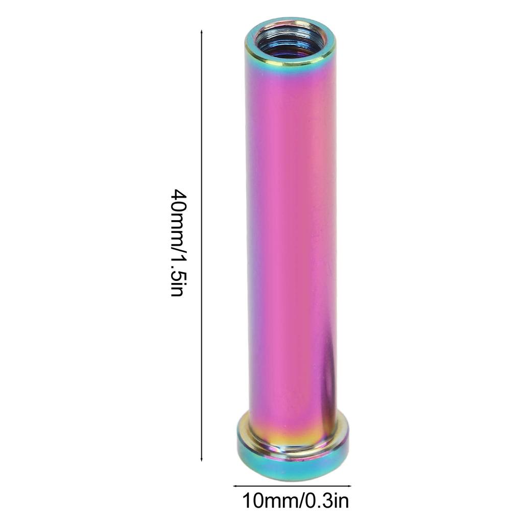 Keenso Bike Fixing Titanium Alloy Road Bike Pivot 40mm with Washer for Mountain Road Bikes C-Clamp Nut, C-Brake Nut, (Colorful)