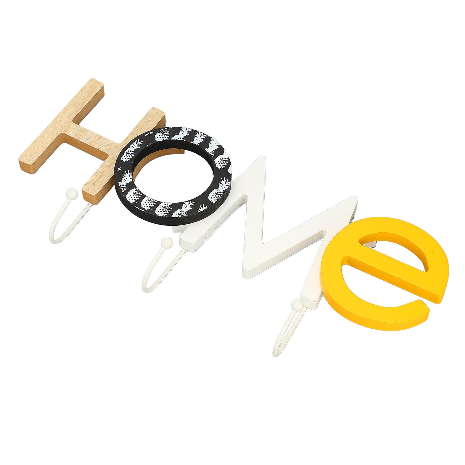 

Гачок-ключниця у формі літери, дерев яний, з кованого заліза, декоративний, настінний, для передпокою, вхідних дверей