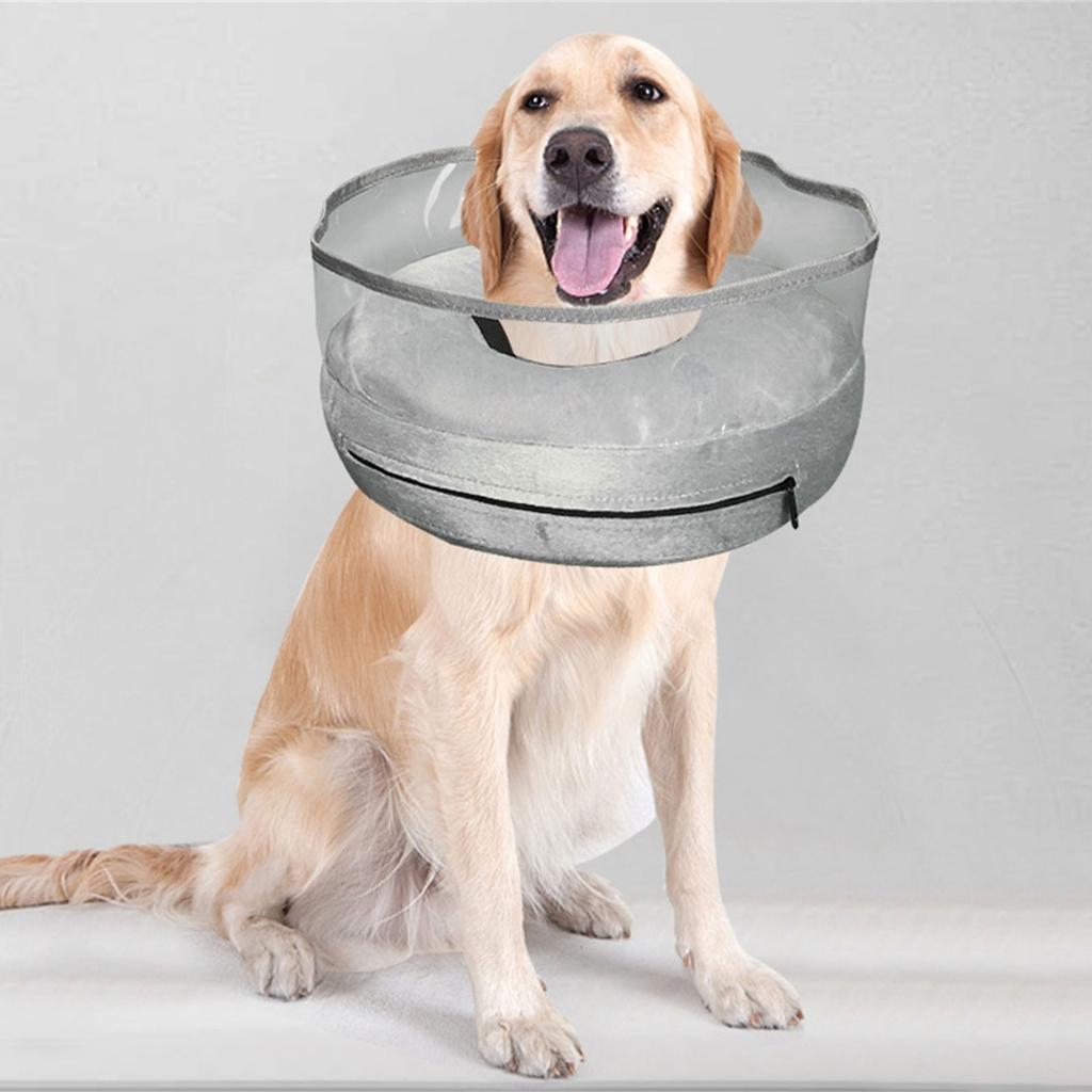 Inflatable Protective Pet Recovery Collar Prevent Biting & Scratching Tool Soft Inflatable Collar for Puppy Kitten