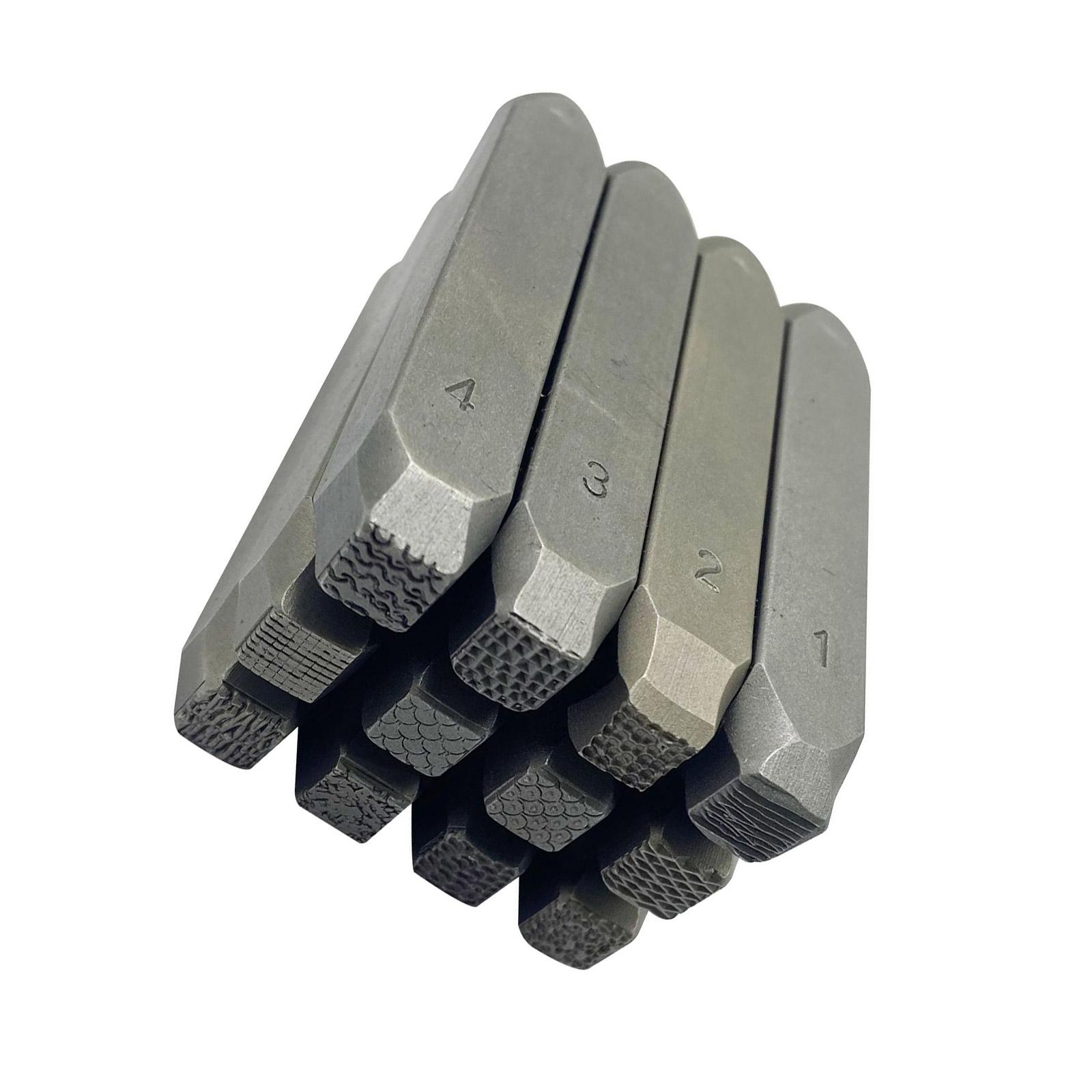 

12 предметов, инструмент для резьбы по металлу, ювелирные изделия, набор долот, профессиональный инструмент для крафта, стальная текстура для создания узоров A