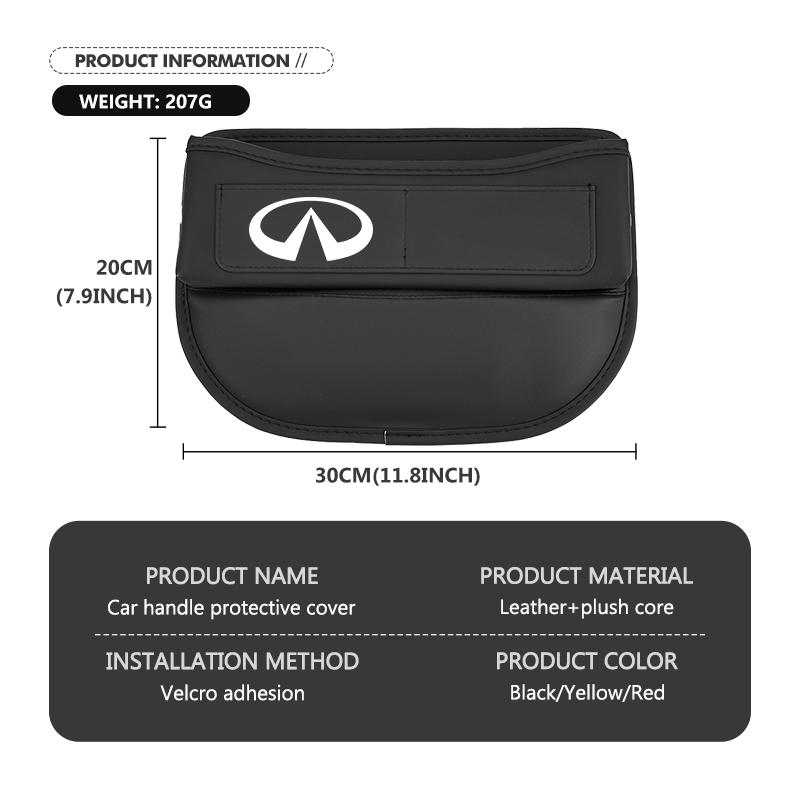 Car Seat Gap Box Leather Stowing Tidy Interior Accessories For Infiniti Q50 FX35 Q30 G37 Q70 QX70 G35 Q60 QX50 QX60 QX80 JX35 UU555