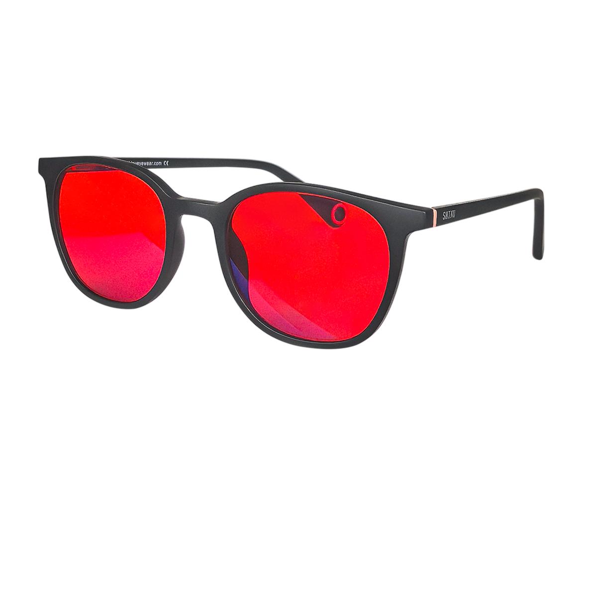

Shinu Orange Tinted Computer Glasses For Gamers Red Lens For Better Sleep Anti Blue Light Computer Glasses For Office Work