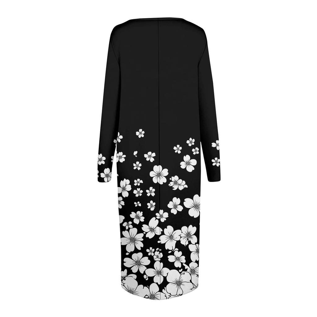 Women's Fashion Casual Sleeveless Round Neck Solid Color Elegant Temperament Dress