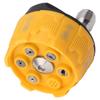 Pressure Washer Spray Nozzle 6 in 1 Multifunctional Adjustable Nozzle 1/4 Plug Interface Connect Tip Black and Yellow