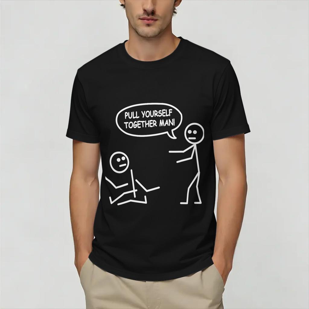 Funny Ow Ow Ow Ow Saying Body T Shirt Unisexs Pure Cotton Vintage TShirts Crew Neck Tee Shirt Short Sleeve Tops New Arrival