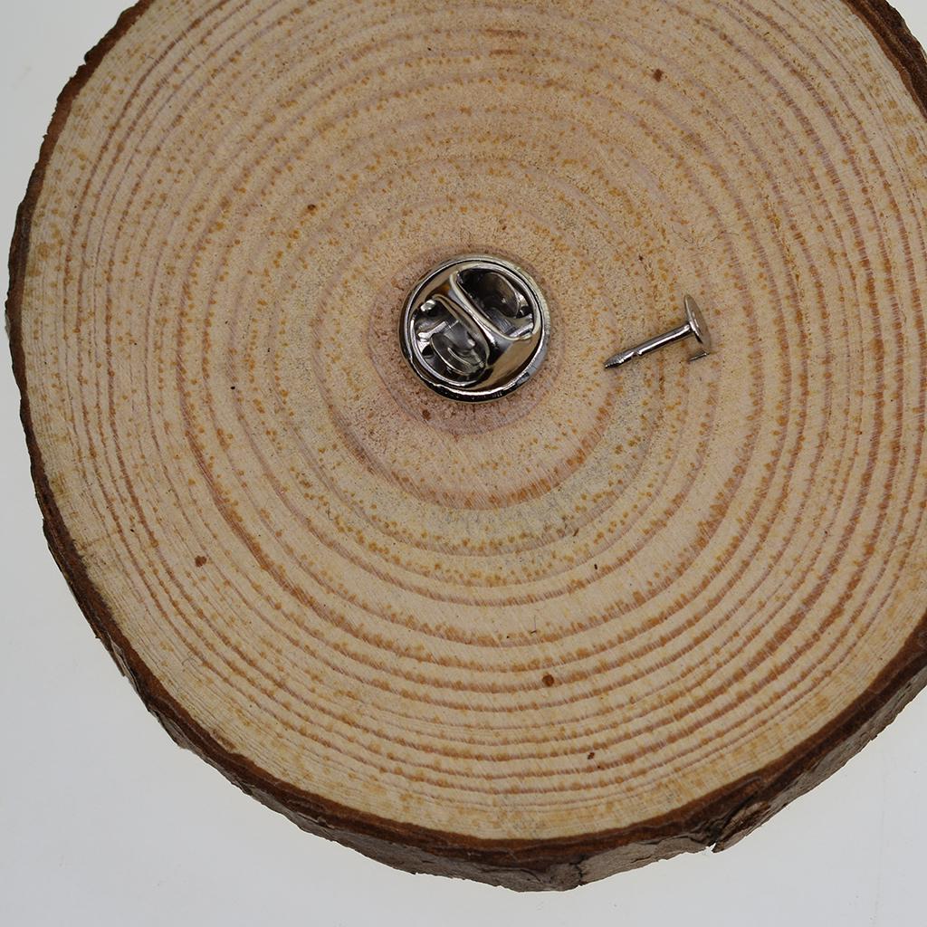 100 sád DIY kravatové pripináčiky motýľ špendlíky na chrbte brošňa Findings Silver