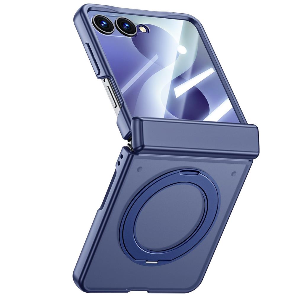 Suitable for Samsung ZFlip8 Magnetic Phone Case with Integrated Anti-peep Film, Matte Finish, Anti-drop, Foldable Protective Cover