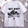 But Why Penguin Tshirt for Unisex Unisex Nihilist Penguin Unisextal Health Humor T Shirt Short Sleeve Round Neck Cotton Comfortable