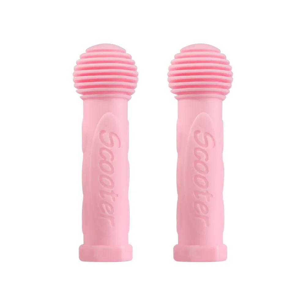 1 Pairs Anti Slip Handlebar Grips Rubber Bicycle Protection Handle bar Cover Children Bike For Kids Scooter Tricycle Accessories
