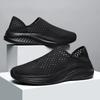 New Summer Mesh Slip-On Lazy Man Walking Shoes for Men Breathable Round Toe Casual Slip-On Sandals Suitable for Outdoor Wear