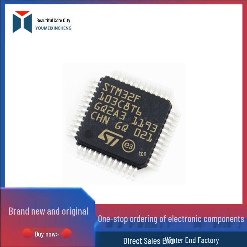 STM32F103RBT6 LQFP64 Microcontroller IC Chip - Brand New, Original