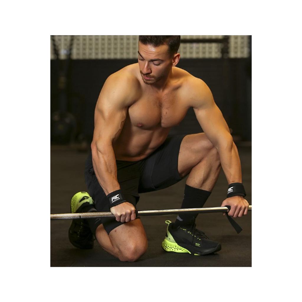 Padded Lifting Straps Black 2 Pack