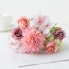 Künstliche Blumen Seidenrose Hausvase Tisch Bonsai Festival Party Garten Außen Hochzeit Brautstrauß DIY Geschenkbox Dekoration