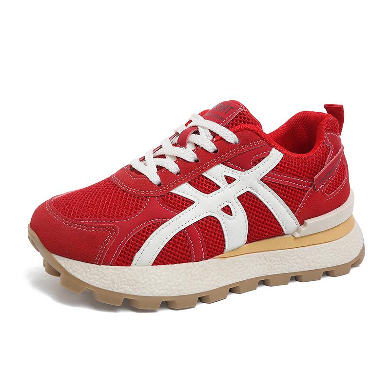 2025 new autumn breathable Forrest Gump shoes women's thick-soled versatile retro student casual versatile explosion soft sole non-slip