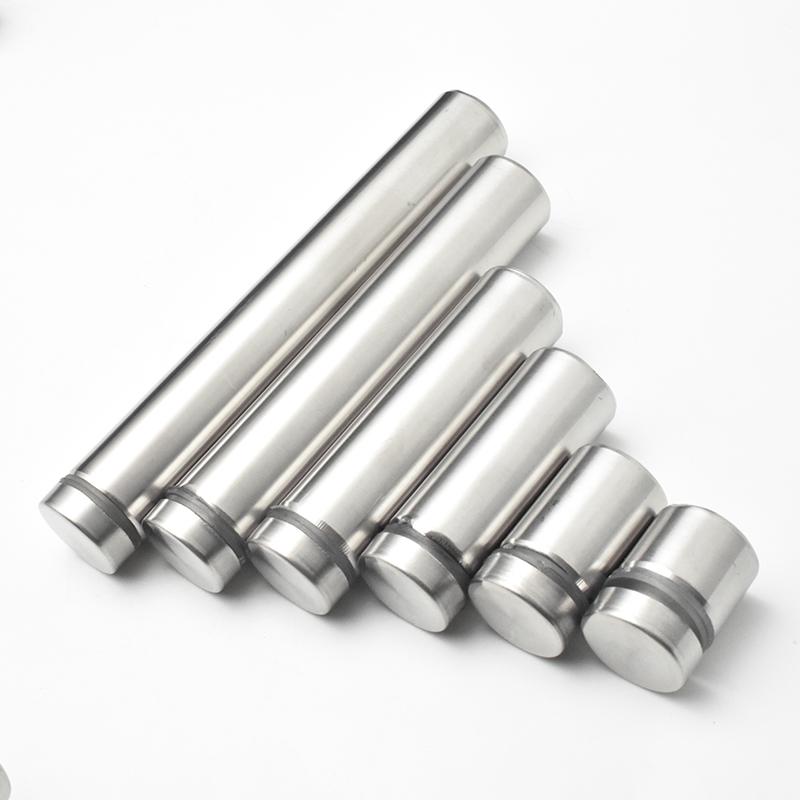 

4/ 6pcs glass fasteners durable stainless steel acrylic advertising bracket pins billboard fixing screws bracket 4pcs