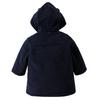 House Hot Fleece Bonding Duffel Coat Navy [Miki Biscuits] 73-3801-787 (100cm, Blue)