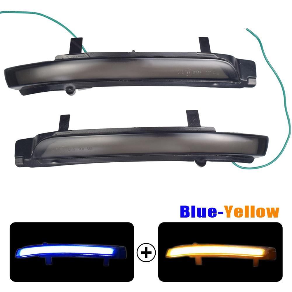 2 Pieces For Skoda Octavia 2009-2013 SUPERB 2008-2014 Dynamic LED Turn Signal Blinker Mirror Flasher Light