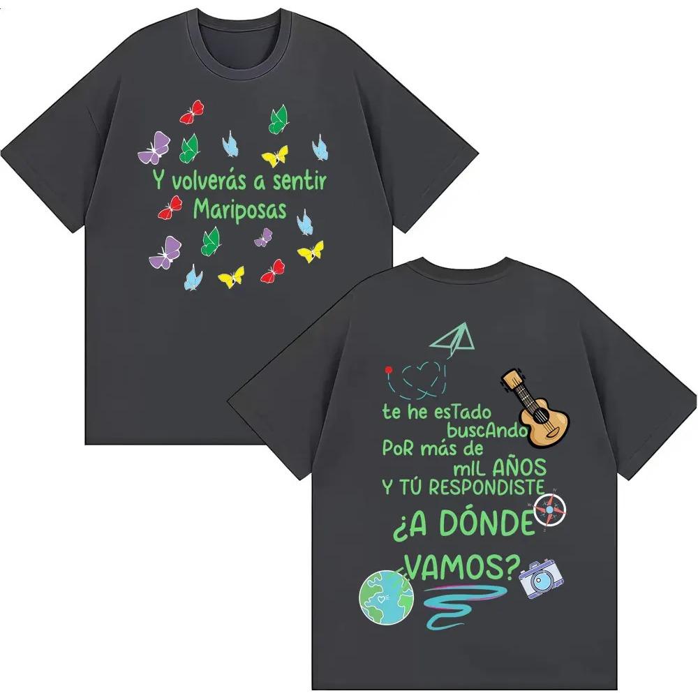 Band Morat Vamos Letters Print Tee Shirt Men Women Fashion Streetwear T Shirt Cotton Casual Oversized T-shirts