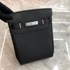 Borsa a tracolla larga intrecciata per petto in pelle di mucca Togo, zaino diagonale semplice e alla moda, strato superiore