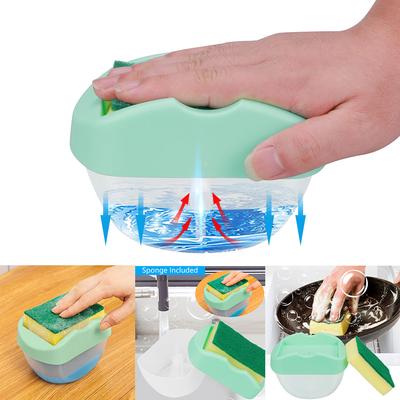 Distributeur de savon et porte-éponge 2 en 1 13 oz