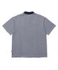 Sseochi410 Double Logo Stripe Polo Shirt Navy