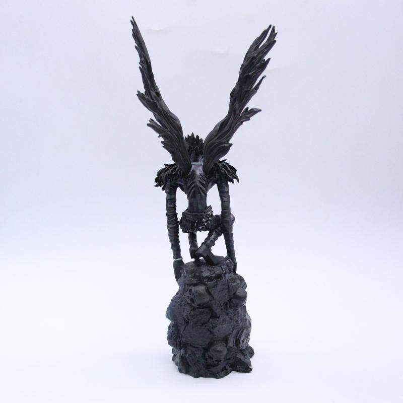 26cm Anime Death Note Official Movie Guide L Killer Ryuuku Ryuk with Skull Base PVC Action Figures Toys