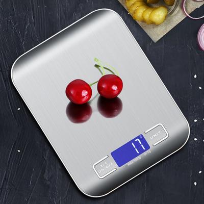 5kg/1g Báscula de Cocina Digital Electrónica Portátil LCD Alta Precisión Básculas Alimentos Café Balanza Medición de Peso Báscula para Hornear