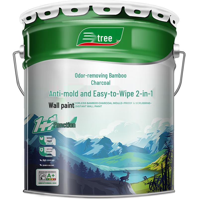 SKSHU Bamboo Charcoal Odorless 2-in-1 Interior Emulsion Paint