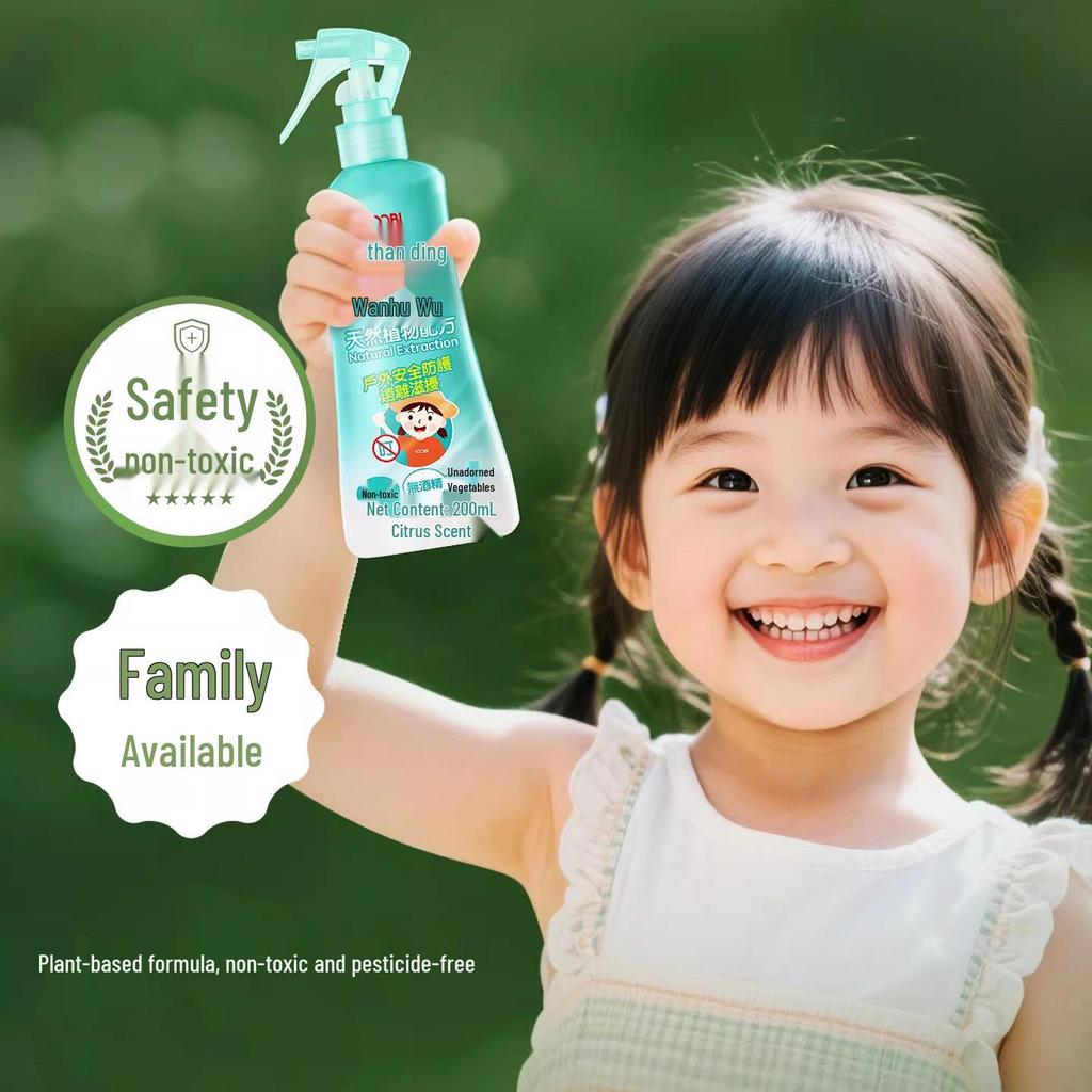 Le Biding Non-Toxic Mosquito Repellent Spray for Infants & Children, Flower Dew Water Formula, Outdoor Protection Against Bites.