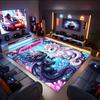 1PC Custom Name Fantasy Dragon Friends Theme Floor Mat Ideal for Living Room, Game Rooms, Office, Bedroom,Floor Mat Playful Design