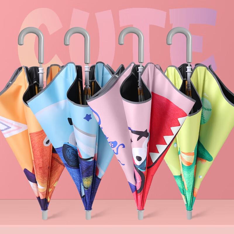 MAYDU Kids' Cartoon Dinosaur UV Protection Umbrella