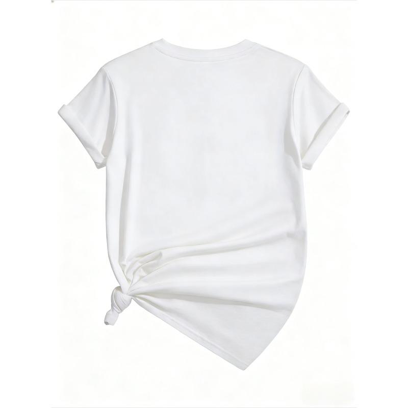 European Size Women's Short Sleeve T-shirt, Five Colors. Red Broken Heart Graphic Tee Summer New Romantic Hearts Print Top