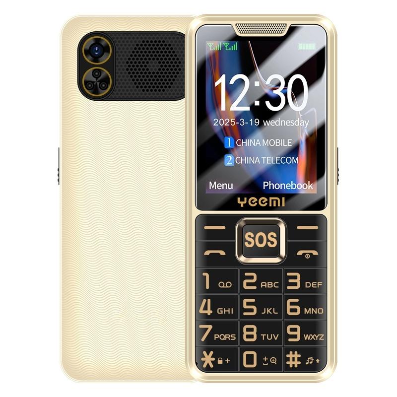 YEEMI K3+ 4G Handy LTE 2,4 Zoll Bildschirm Dual-SIM 8MP Kamera 2500mAh Akku Bluetooth UKW-Radio Große Tastatur Mobiltelefon