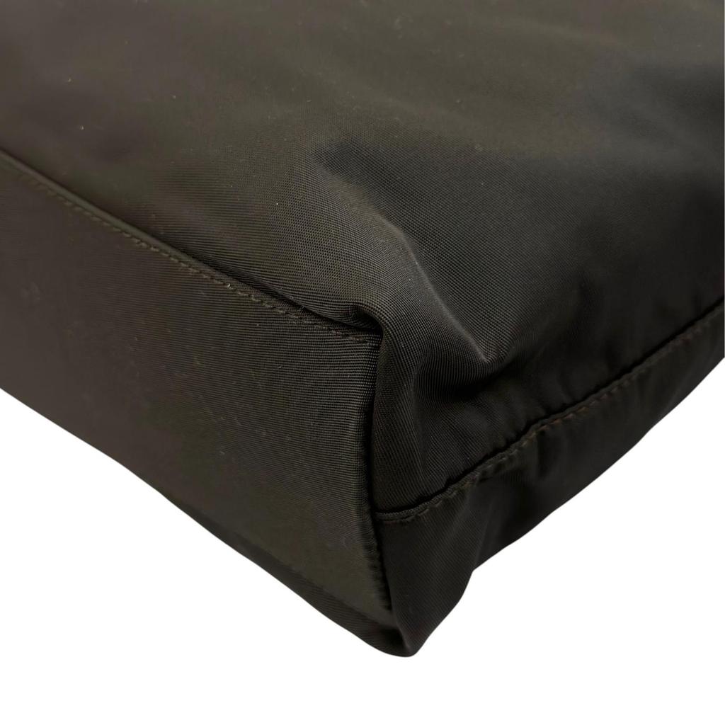 PRADA Triangular logo B6242 Handbag black Women used