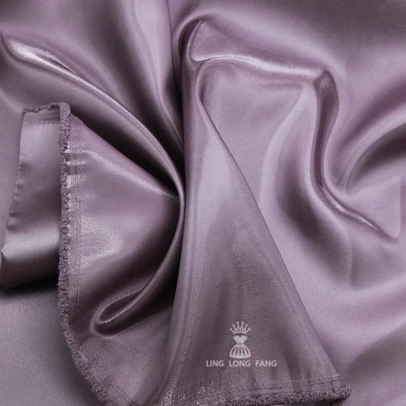 100x150 ס"מ רקע משי פילגש שיפוע חתונה שמלת Hanfu בד פנטזיה נוצץ זכוכית משי סאטן מפת שולחן