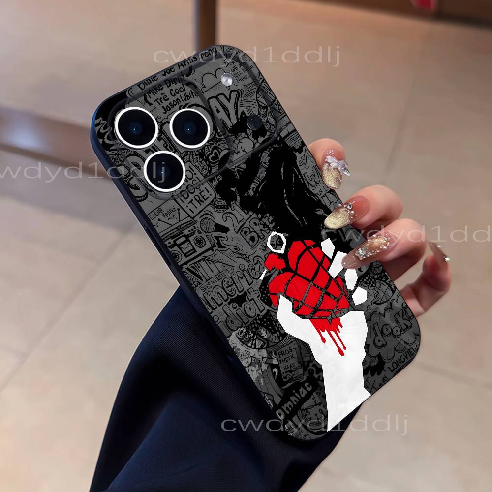 G-Green Day American Idiot Dookie Phone Case For iPhone 17,16,15,11,12,14,13 Pro Max Mini XS,XR,7 Plus 16E Air Soft Covers Funda