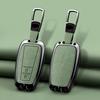 Zinc Alloy Leather Car Key Cover Housing Key Fob For Toyota Prius Camry Corolla C-Hr Chr Rav4 Land Cruiser Prado Key Fob