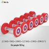 Webu Commercial Captain America PU Coated Fixed Dumbbell Set