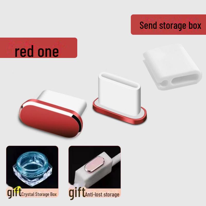 Silicone Type-C Charging Port Dust Plug for Mobile Phones