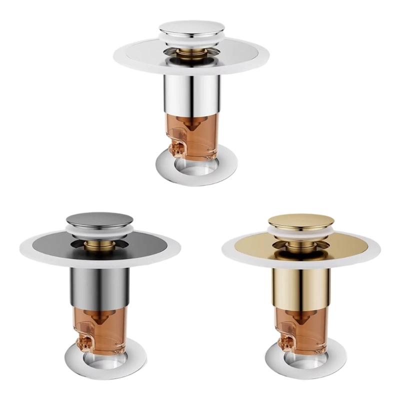 Drain Filter Bounce Cores Sink Drain Plug Sink Basins Drain Basket Sink Stoppers for Bathroom Kitchen Enduring