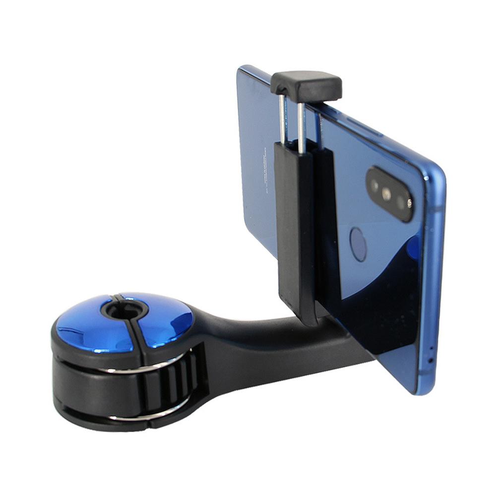 1pc Car Seat Back Hooks With Phone Holder 360° Rotation Auto Headrest Hanging Clothes Umbrella Stand Support Hook Car Supplies