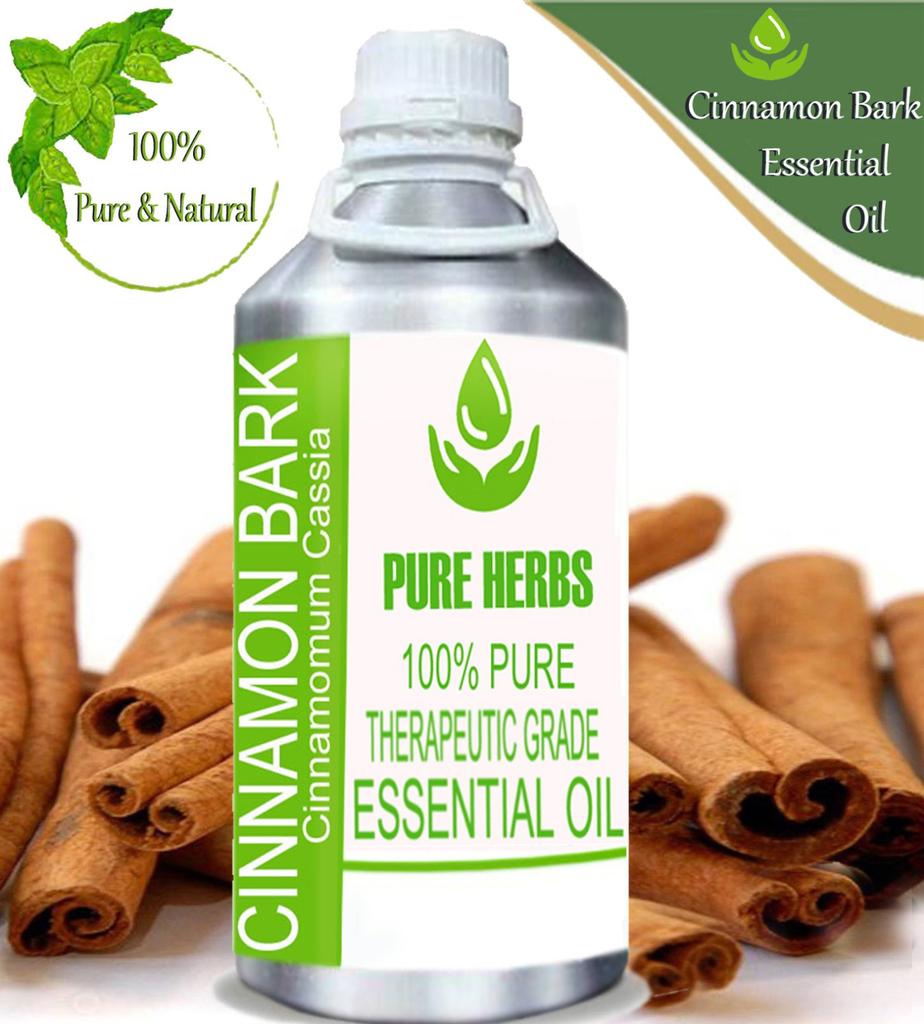 Pure Herbs Cinnamon Bark 100% Pure & Natural Cinnamomum Cassia Essential Oil ZA 295