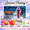 Personalized Gogeta Diamond Art Custom Name 5D Diamond Painting Full Drill DIY Craft