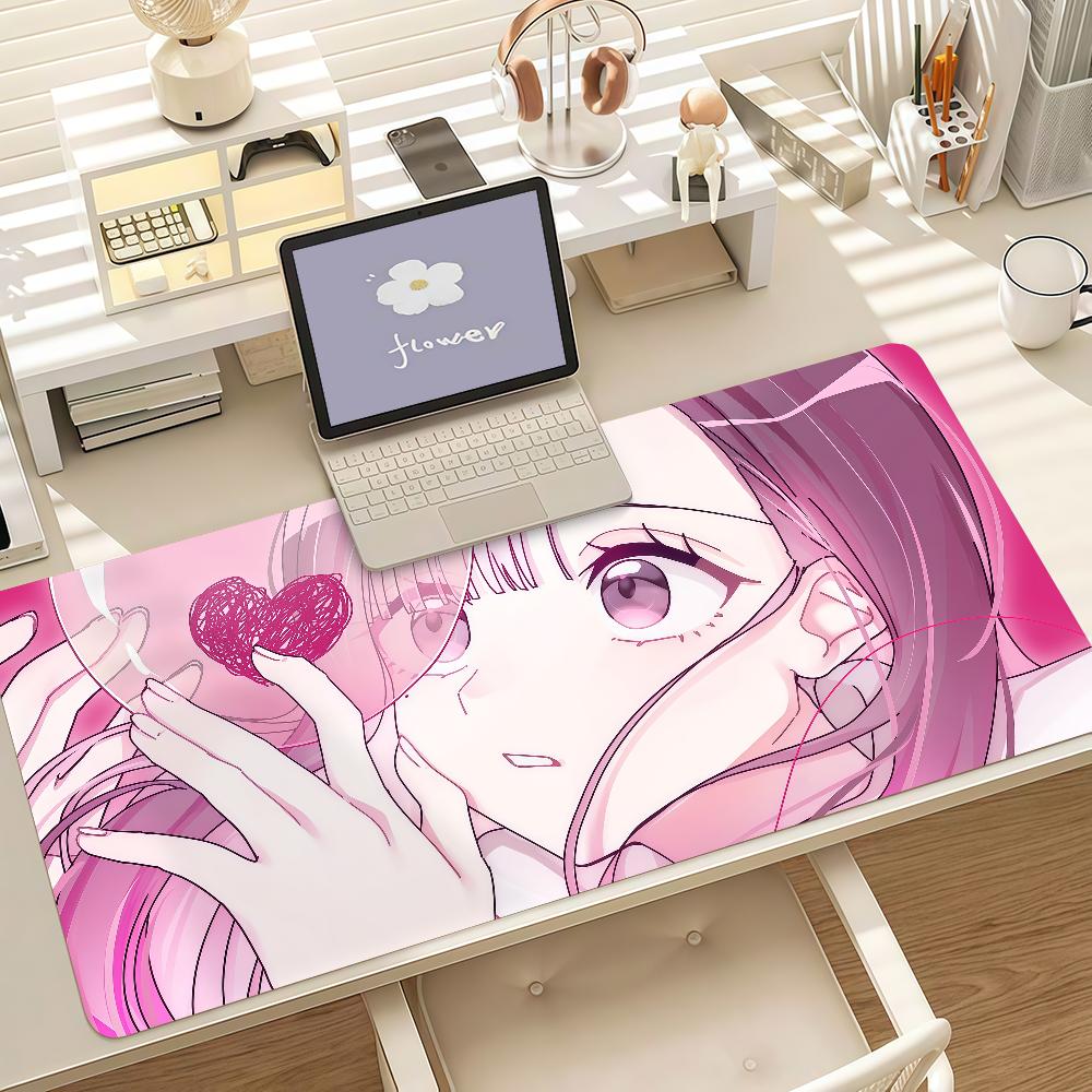 Virtual Idols MMilgram Amane Mouse Pad Anti Slip Rubber Edge Locked Thickened Laptop Gaming Desk Mat