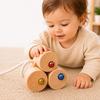 Six-wheeled Car (wooden Toy Pull Toy) - Japan Good Toy Award Winner. Wooden Toy, Educational Toy, Car, Pull Toy, Ranking, Rattle, Rattle, Boy, Girl,
