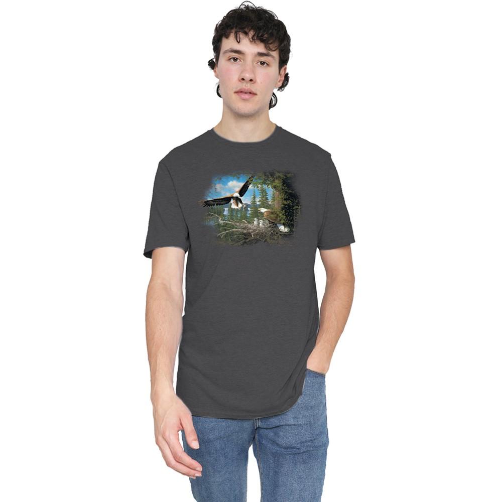 Wildlife Spring Bald Eagles T-Shirt S-3XL Charcoal XL